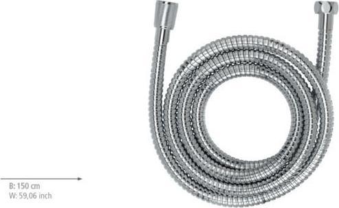 Image du produit Wenko Flexible de douche en acier inoxydable (150 cm)