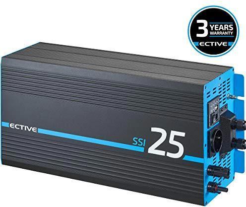 Actual product image Ective 2500W 24V to 230V Pure Sine Inverter SSI 25 with MPPT Charge Controller