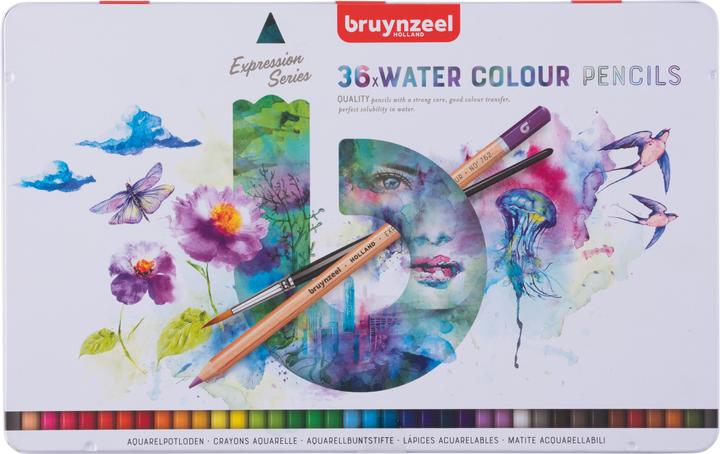 Bruynzeel Expression Watercolour Pencils (Multicolor, 36 x)