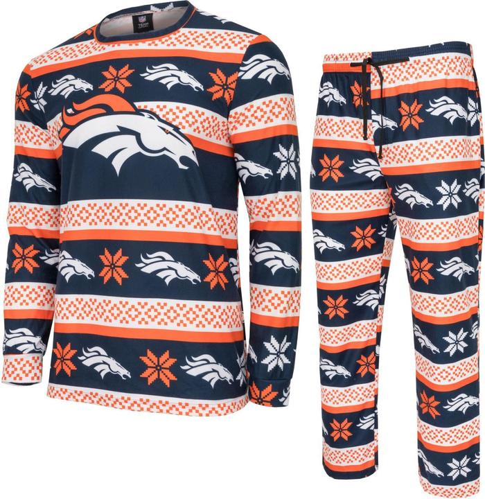 Produktbild Foco NFL Winter XMAS Pyjama Schlafanzug Denver Broncos - L (L)