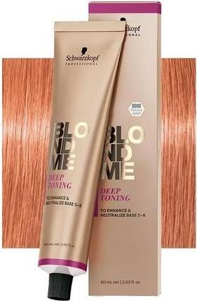 Actual product image Schwarzkopf Professional Schwarzkopf BLONDME Bond Maintaining Hair Colour for Blondes - Toning, Lightening, Highlighting (DT-Peach Sorbet)