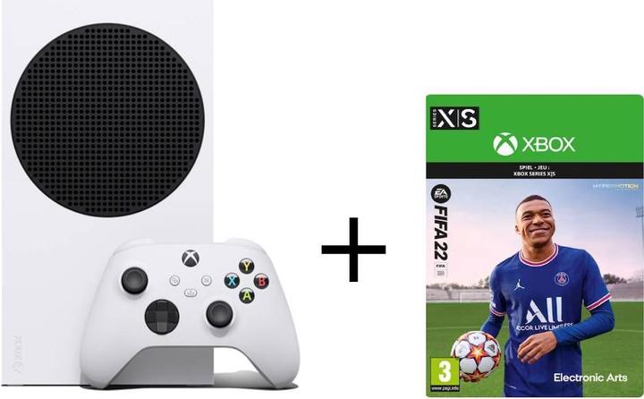Image du produit Microsoft Xbox Series S + FIFA 22 Standard Edition (Code)