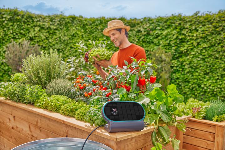 Actual product image Gardena Solar-Bewässerung AquaBloom L Set (Drip irrigation set)