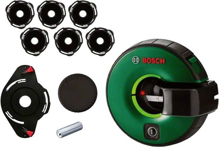 Linea laser, Pila, Cappuccio protezione, Manuale