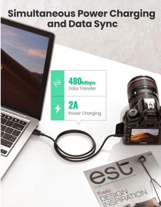 Produktbild Ugreen USB A — mini USB (0.50 m, USB 2.0)