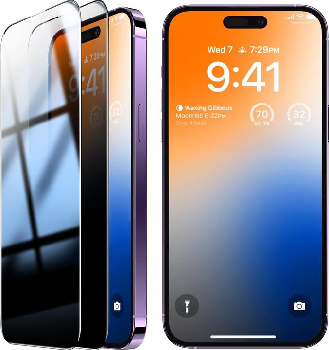 Produktbild Torras GlassGo Privacy Panzerglas (1 Stück, Apple iPhone 15 Pro Max)