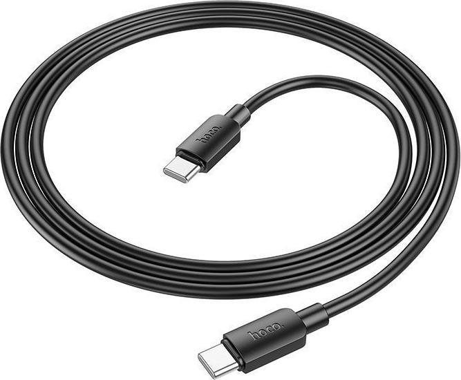 Produktbild Hoco USB-C to USB-C X96, 60W, 3A, 1m, schwarz (1 m, USB 3.2 Gen 1, 60 W)