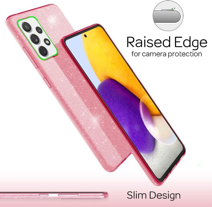 Produktbild Nalia Glitzer Handyhülle (Samsung Galaxy A72)