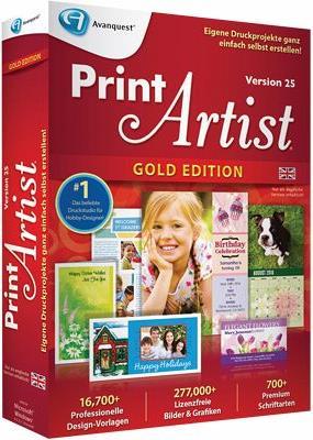 Avanquest Print Artist Gold 25 (1 User, unlimited)
