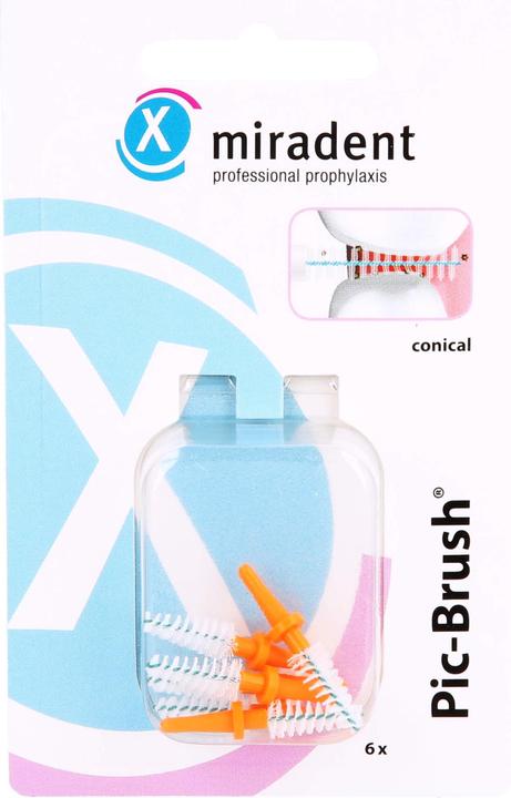 Miradent Brosses de rechange Pic-Brush Refill (6 x)