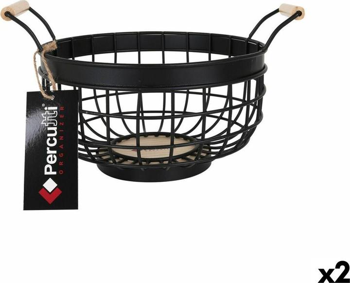 Produktbild Percutti Obstschale Schwarz (2 Stück)