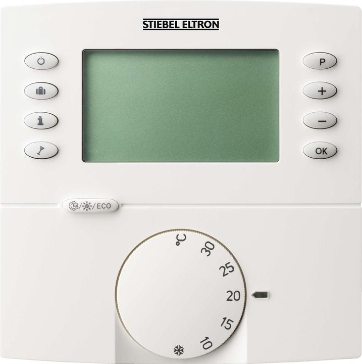 Produktbild Stiebel Eltron Temperaturregler 230V Funk SRC C Digital, 2-Punkt-Regler, 5 Betriebsarten, Wochentagsregelung