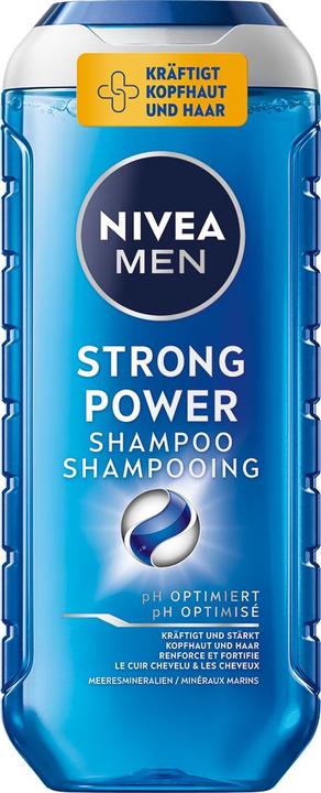 Produktbild NIVEA Men Strong Power pH-Optimal (250 ml, Flüssiges Shampoo)