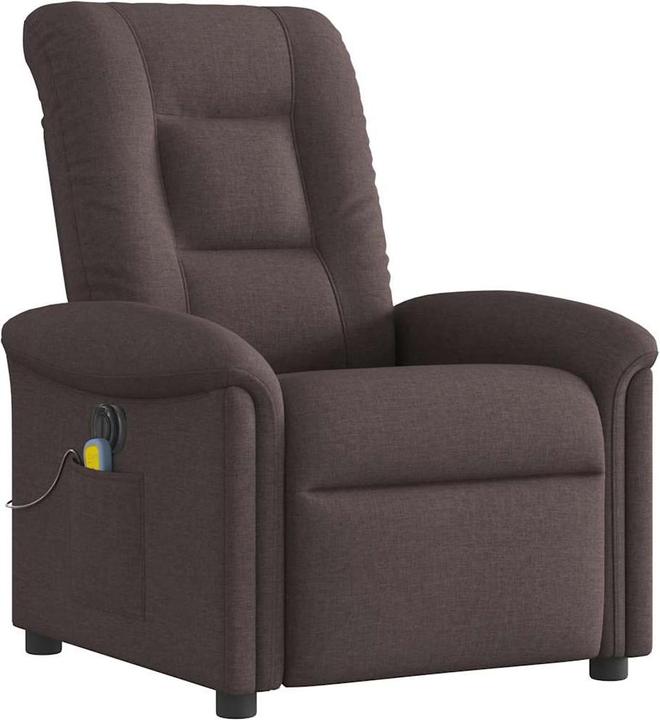 Produktbild VidaXL Massagesessel Elektrisch Dunkelbraun Stoff