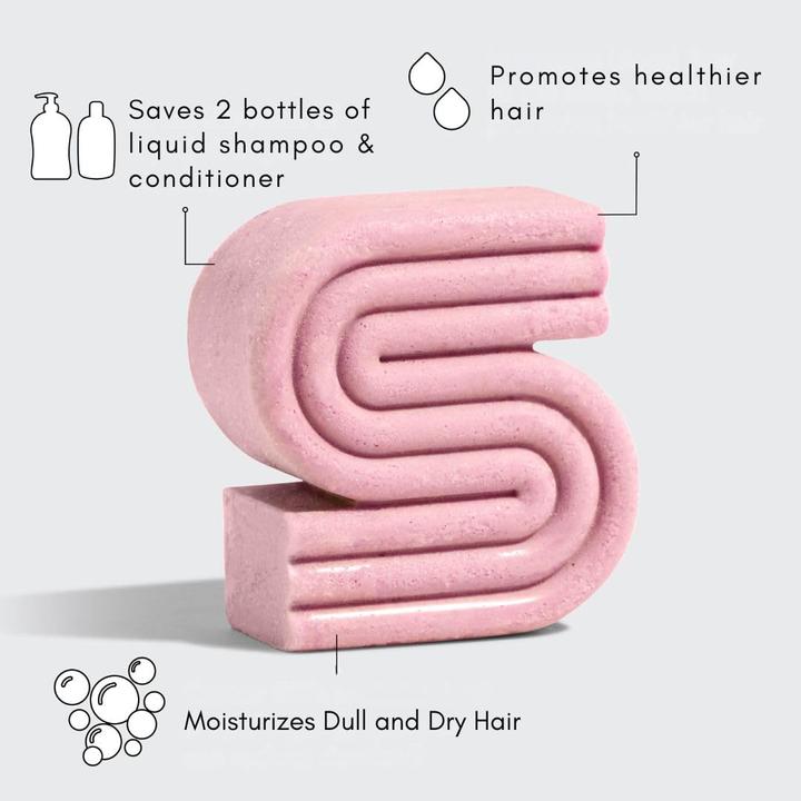 Actual product image Kitsch Nourishing shampoo bar with castor oil (Solid shampoo)