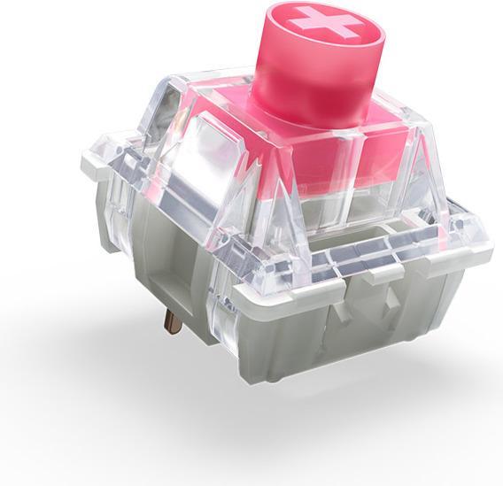 Produktbild CHERRY xtrfy Kailh Box Silent Pink Switches, mechanisch, 3-Pin, linear, MX-Stem, 35g - 35 Stück