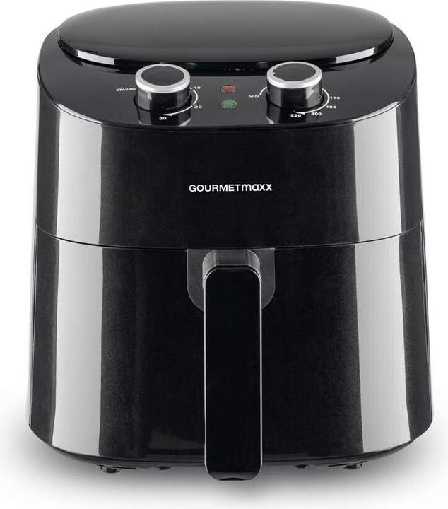 Gourmetmaxx Heissluft-Fritteuse 4.5 l, Detailfarbe: Schwarz