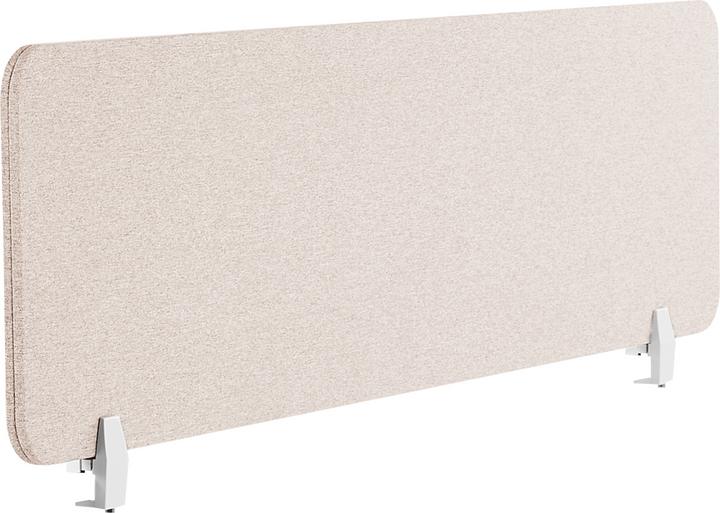 Produktbild Beliani Schreibtischtrennwand beige 160 x 40 cm WALLY (160 x 40 cm)