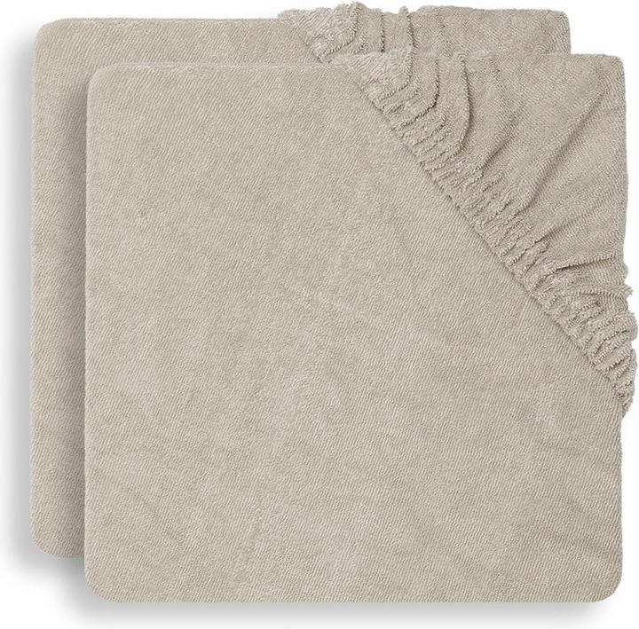 Jollein Taie d'oreiller à langer Éponge Nougat (pack de 2) (50 x 70 cm)