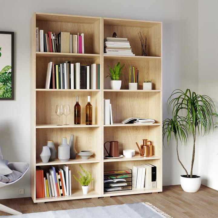 Produktbild Casaria Bücherregal (190 x 60 x 28 cm)