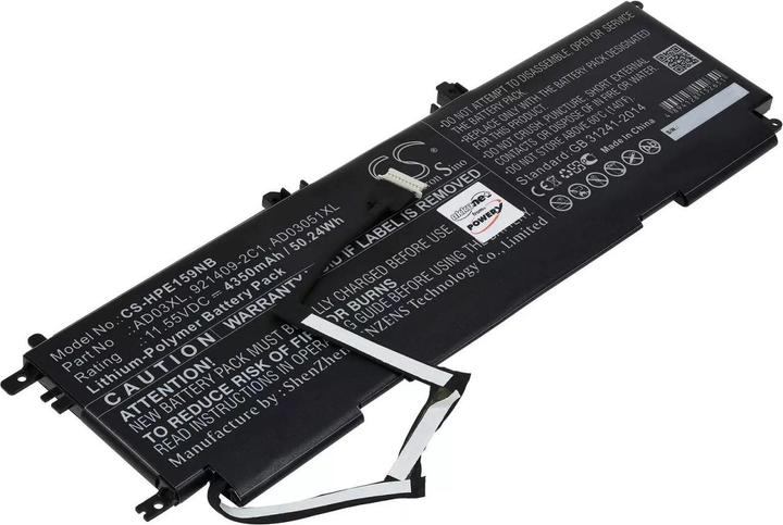 Produktbild AccuCell Akku HP Envy 13-ad000, Envy 13-ad100, Typ AD03XL (4350 mAh)