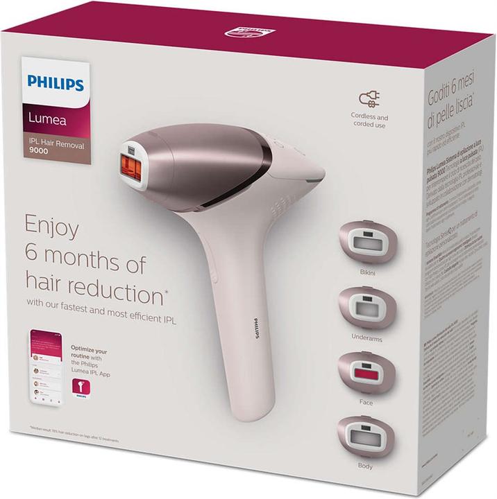 Actual product image Philips Lumea IPL Series 9000