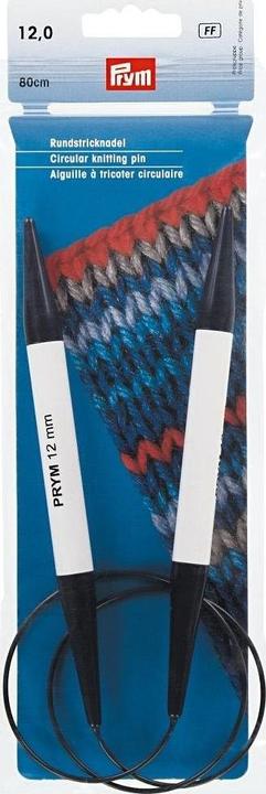 Image du produit Prym Aiguille à tricoter circulaire Ø 12 mm x 80 cm, plastique
