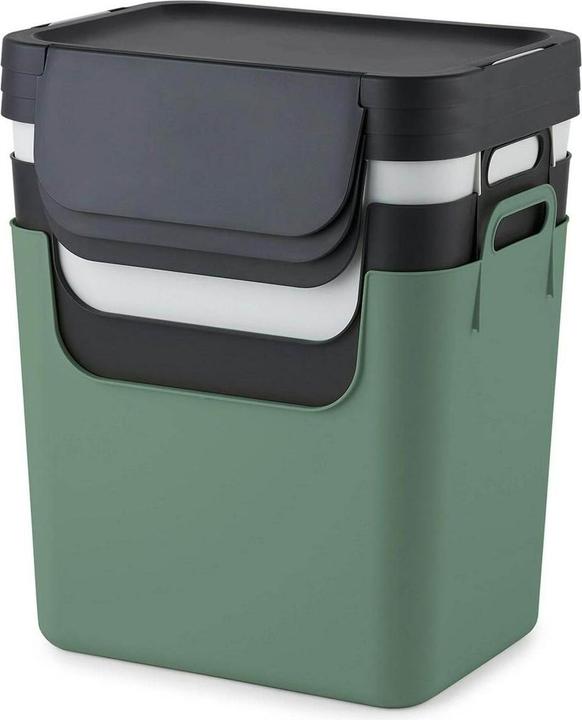 Image du produit Rotho Bac de recyclage Jive 99.2 l, vert/noir/blanc (99.20 l)