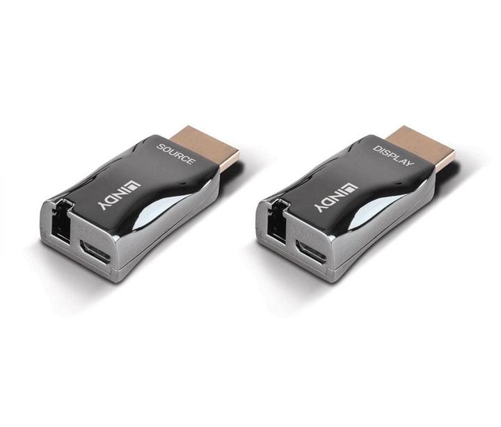 Produktbild Lindy 300m HDMI 4K60 Fiber Optic Dongle extender (0.02 m, HDMI)