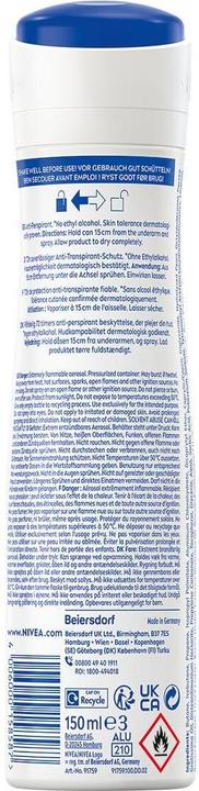Nutritional values and ingredients NIVEA Blooming Garden Spray (Spray, 150 ml)
