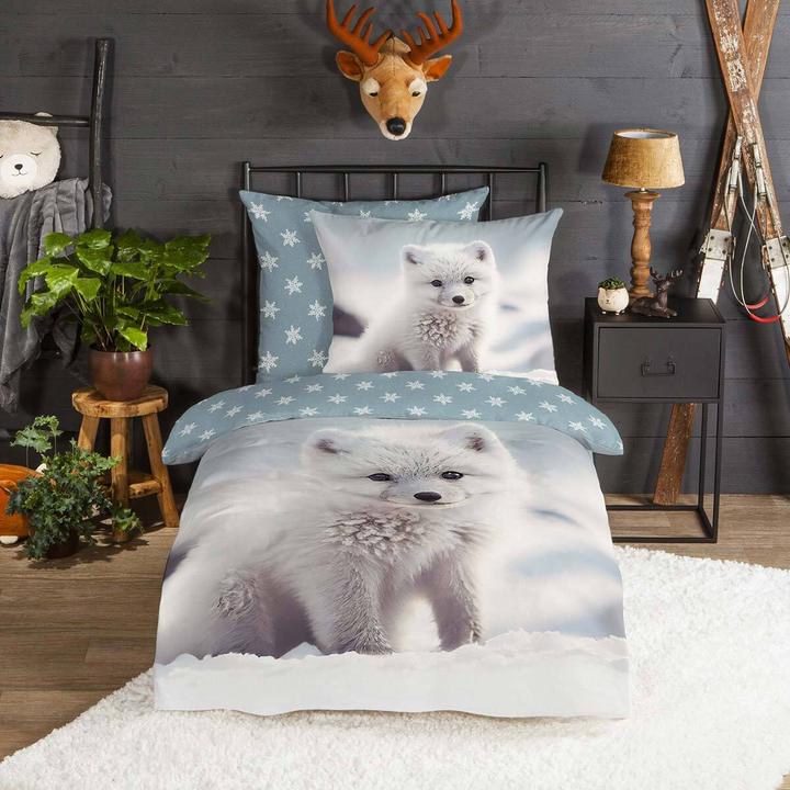 Produktbild Traumschlaf Polarfuchs (Duvetbezug, 135x200 cm + 80x80 cm)