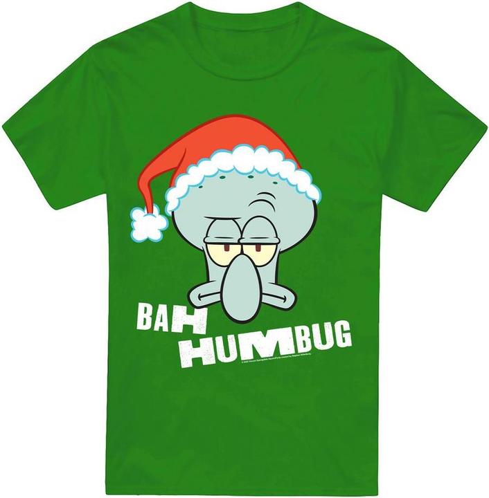 Spongebob Squarepants Bah Humbug TShirt weihnachtliches Design