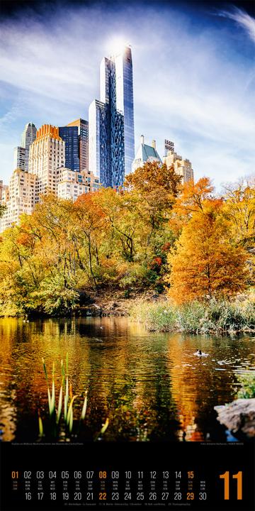 Produktbild Inside New York Kalender 2026 (33 x 66 cm, Harter Einband, Englisch, Französisch, Deutsch)