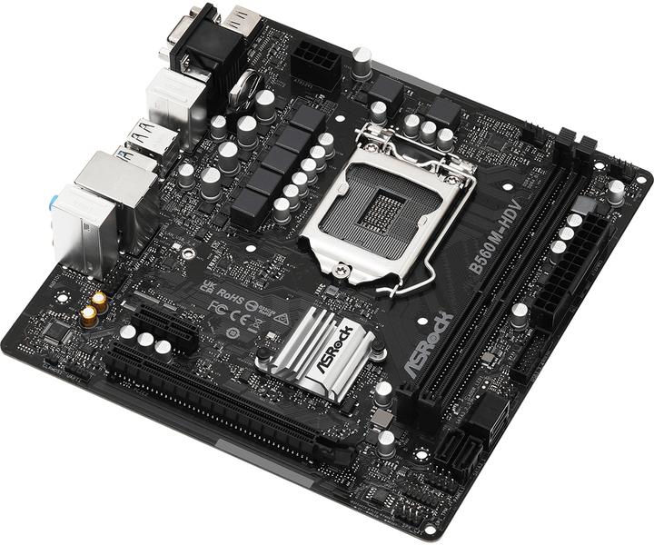 Actual product image AsRock B560M-HDV R3.0 (LGA 1200, Intel B560, mATX)