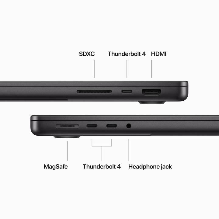 Produktbild Apple MacBook Pro - Late 2023 (14", M3 Pro, 18 GB, 1000 GB, DE)