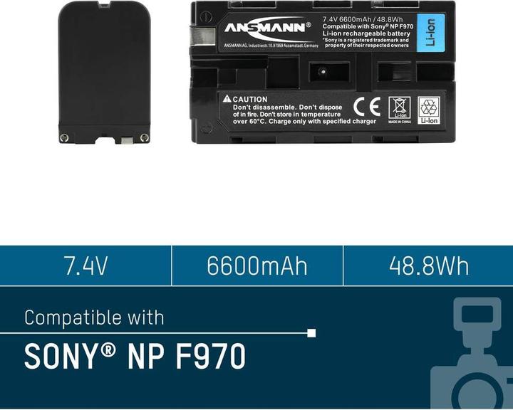 Produktbild Ansmann A-Son NP-F970 (Kamera Akku)