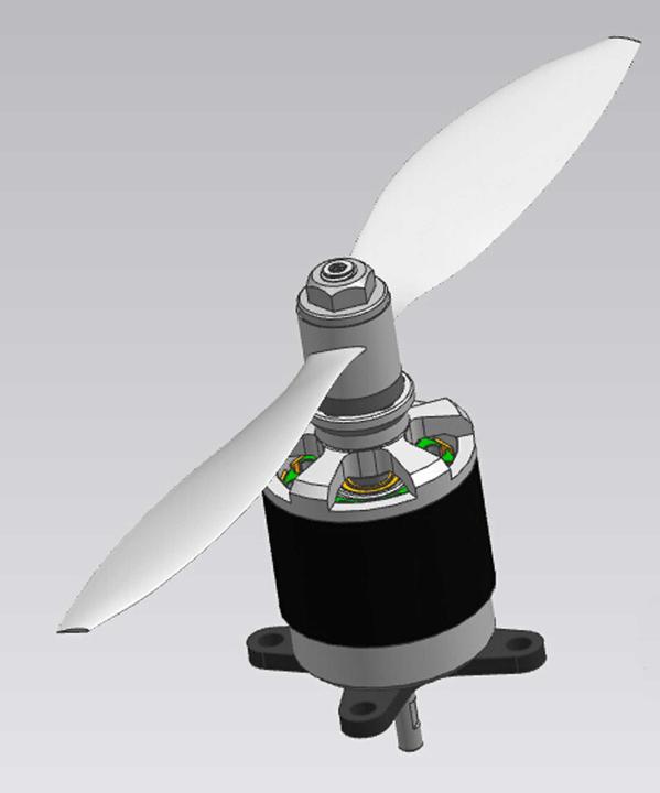 Produktbild Planet-Hobby joker 2834-6,5 v3 1250 kv brushless motor