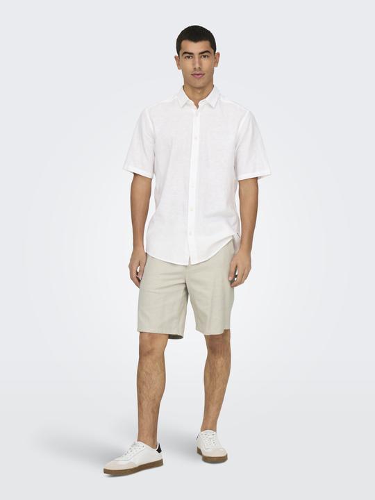 Produktbild Only & Sons Onsmark 0011 Cotton Linen Shorts Noos (XS)