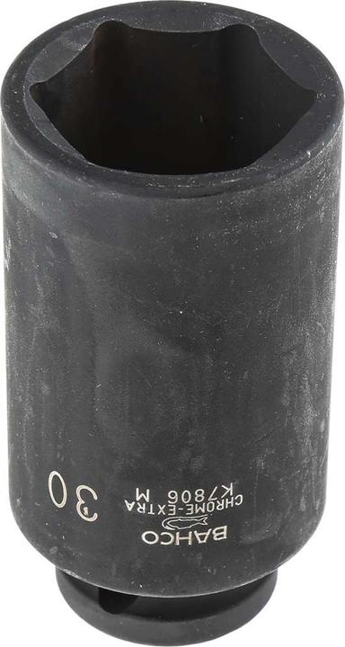 Produktbild Bahco 1/2" Kraft-Steckschlüssel-Einsatz, lang, Sechskant, 30 mm, phosphatiert (30 mm)