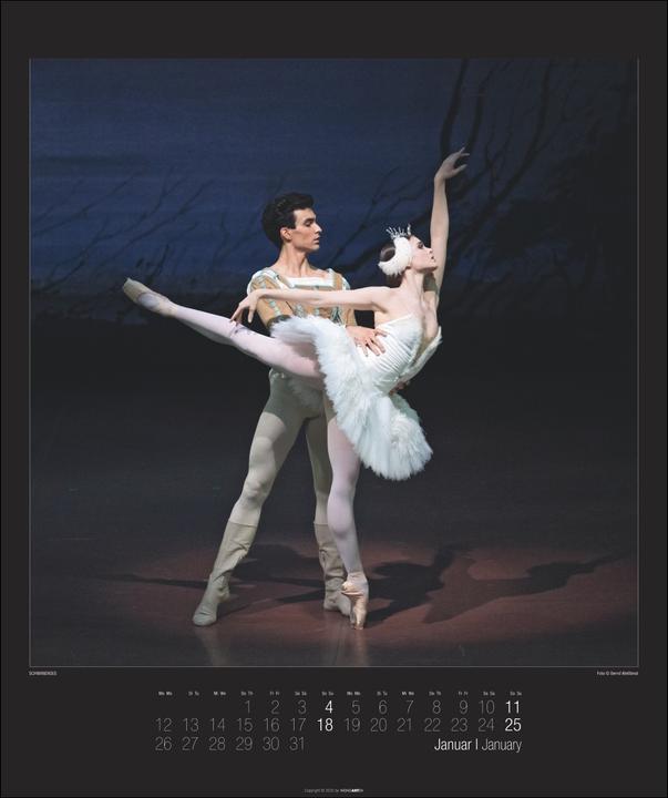 Actual product image Stuttgarter Ballett Kalender 2026 (46 x 55 cm, Hardcover, German, English)