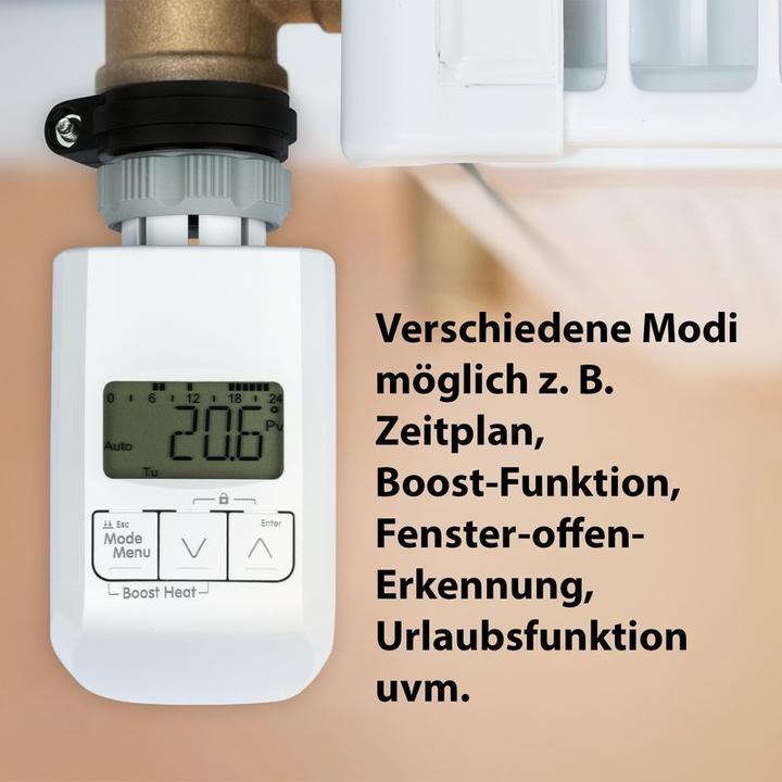 Actual product image Hermex Radiator thermostat Heating controller Room thermostat Temperature controller