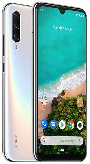 Image du produit Xiaomi Mi A3 (128 Go, More than White, 6.08", Double SIM hybride, 48 Mpx, 4G)