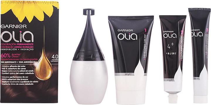 Image du produit Garnier OLIA Coloración Permanente #4,0 Castaño 4 pz (4,0 Castaño)