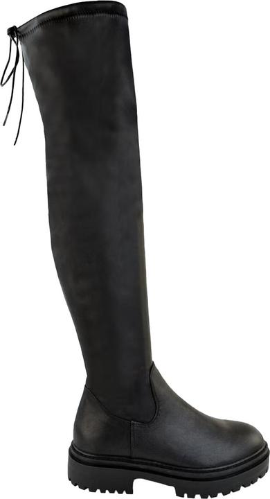 Where's That From Kniehohe Stiefel Dawn Klobig PU (37)
