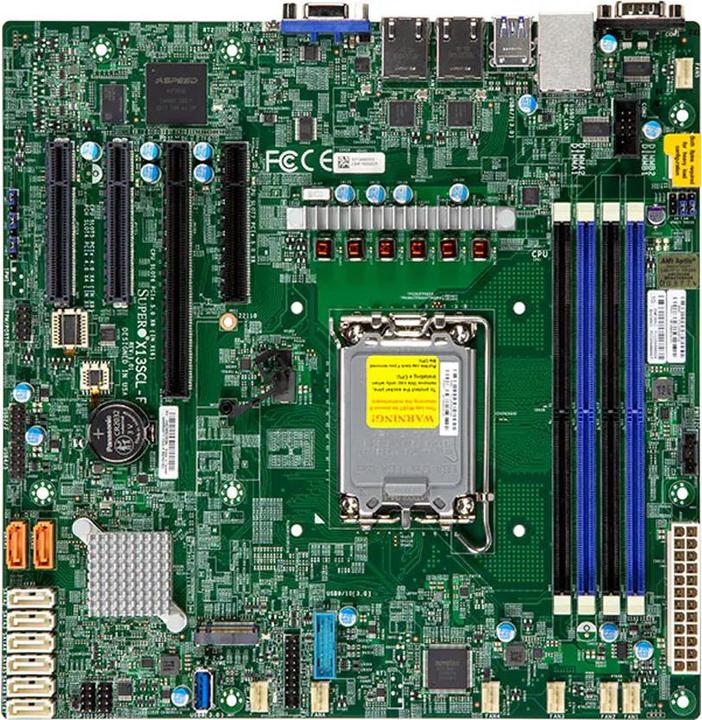 Supermicro Motherboard X13SCL-F (bulk pack) (LGA 1700, mATX)