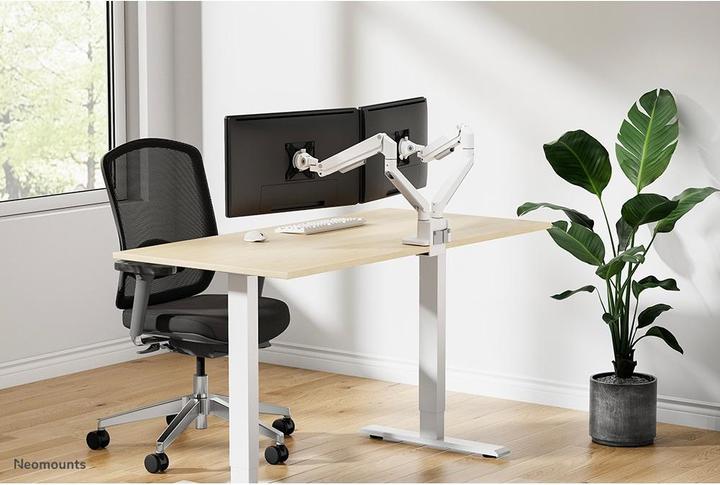 Actual product image Neomounts table mount duo 100x100 9kg/17-32"/white/fully moveable (Table, 35")