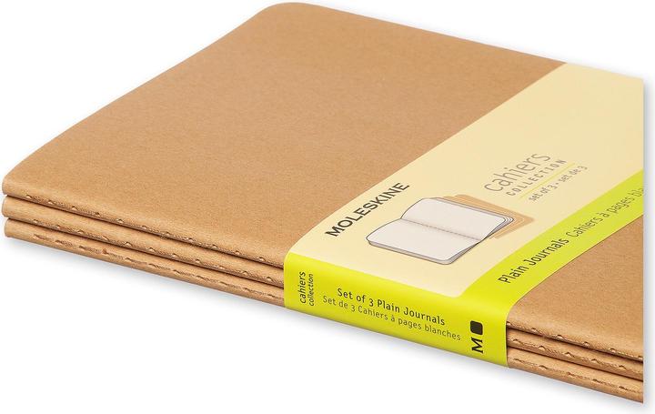 Immagine prodotto Moleskine Cahier Large Set di 3 (130 x 210 mm, Nessuna, Copertina morbida)