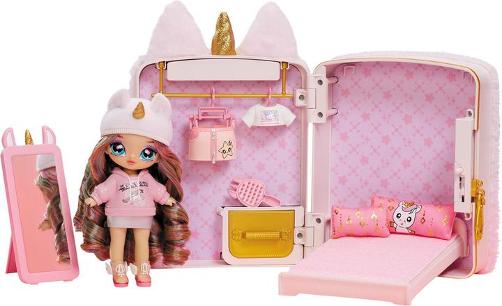 Image du produit MGA 3-in-1 Backpack Bedroom Unicorn Playset- Britney Sparkles