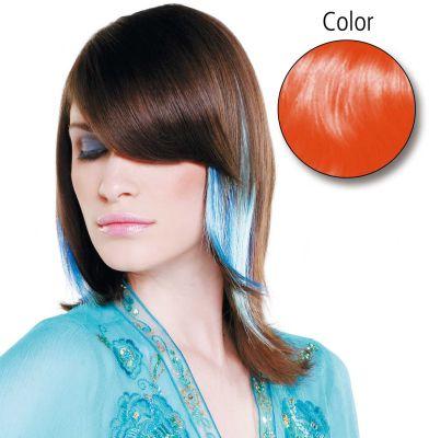 Immagine prodotto Balmain Dritto fantasia 45cm sole arancione 10 pezzi capelli umani (Arancia, 45 cm)