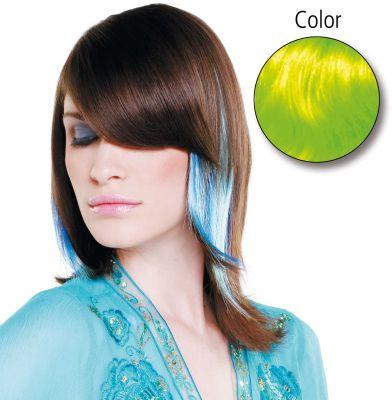 Balmain Straight Fantasy 45cm spring green 10 Stück Echthaar (Green, 45 cm)
